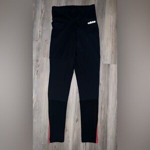 Women’s Adidas Tights Small Black Pink White FL0182
 adidas